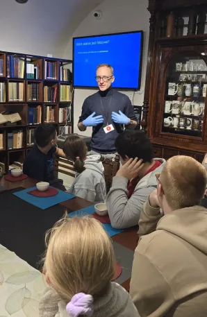 Spotkanie dzieci w bibliotece